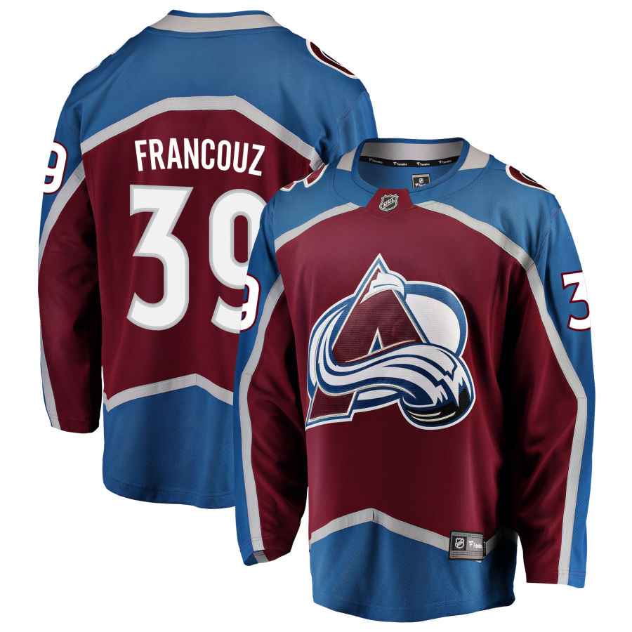 Pavel Francouz Colorado Avalanche Fanatics Branded Home Breakaway Jersey &#8211; Maroon